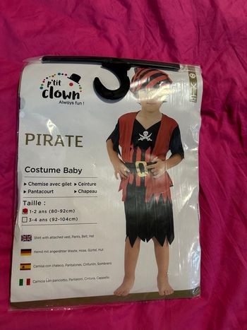 Déguisement pirate