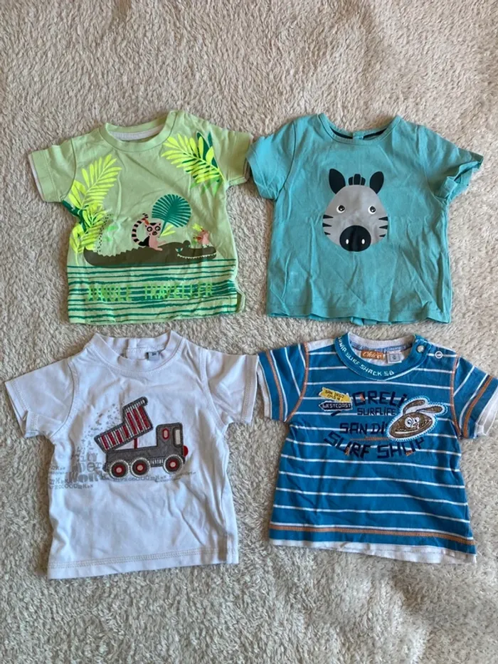 Lot de tee shirts bébé 3 mois