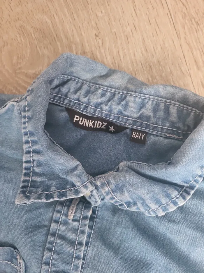 Chemise en jeans 8 ans - photo numéro 2