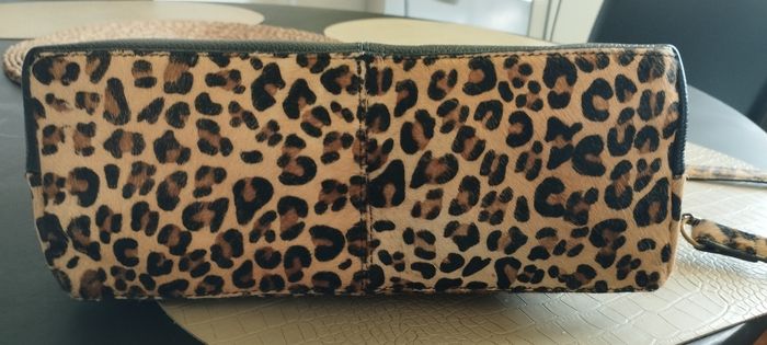 Sac bandoulière léopard cuir - photo numéro 5