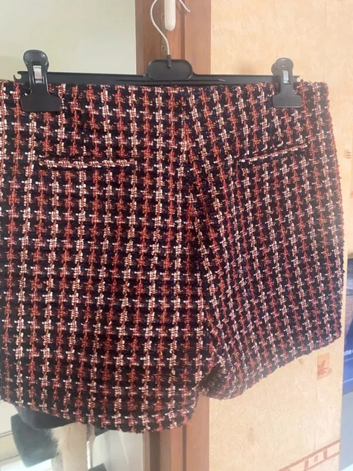 Short ORFEO neuf – Taille L – Style chic & tendance à carreaux - photo numéro 8