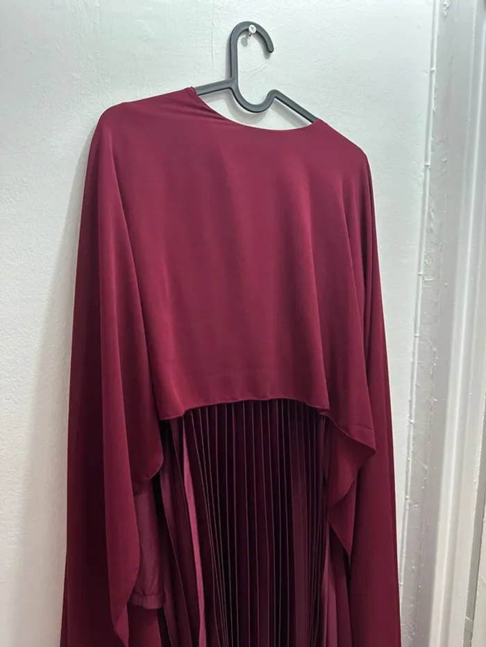Robe longue bordeaux - photo numéro 2