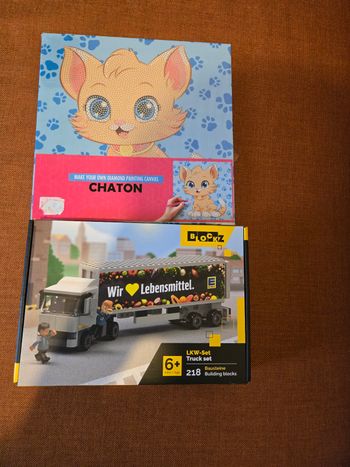 Camion EDEKA Blockz 218 pcs + Kit Diamond Painting