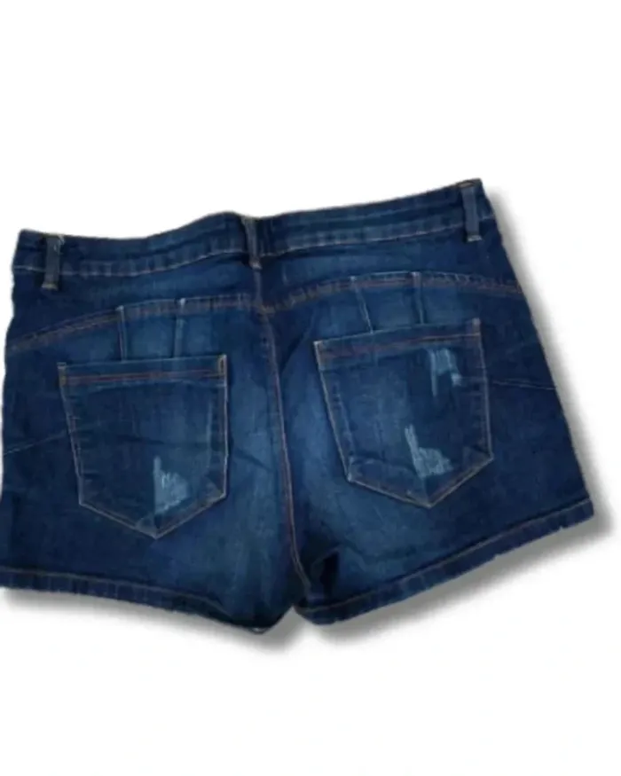 Mini short femme taille 42 – effet usé – Très bon état - photo numéro 4