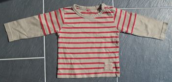 Tee shirt manches longues garçon 12 mois