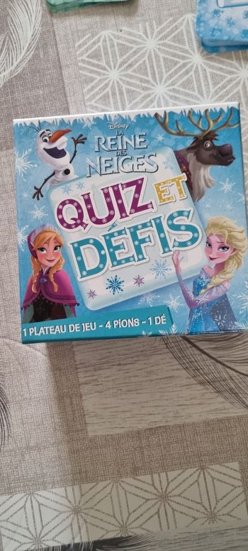 Jeu de quiz la reine des Neiges