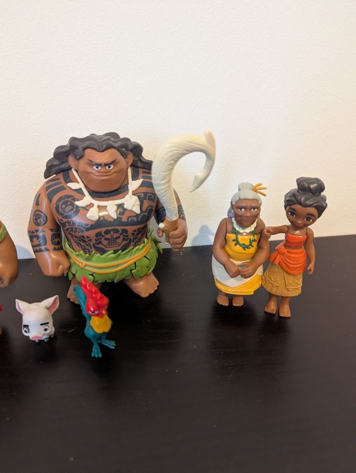 Lot de figurines Disney Vaiana et sa famille Adventure pack - photo numéro 3
