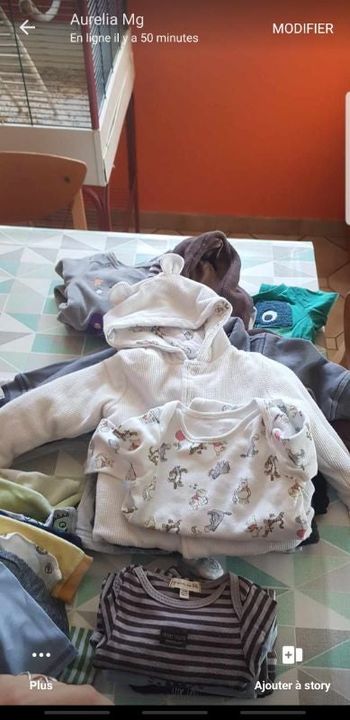 Ensemble veste +body winnie l ourson