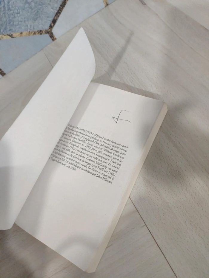 Livre poche la route McCarthy post apocalyptique - photo numéro 6