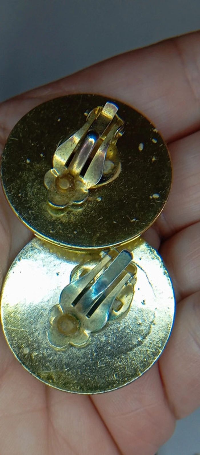 Clips d'oreilles orange - photo numéro 4