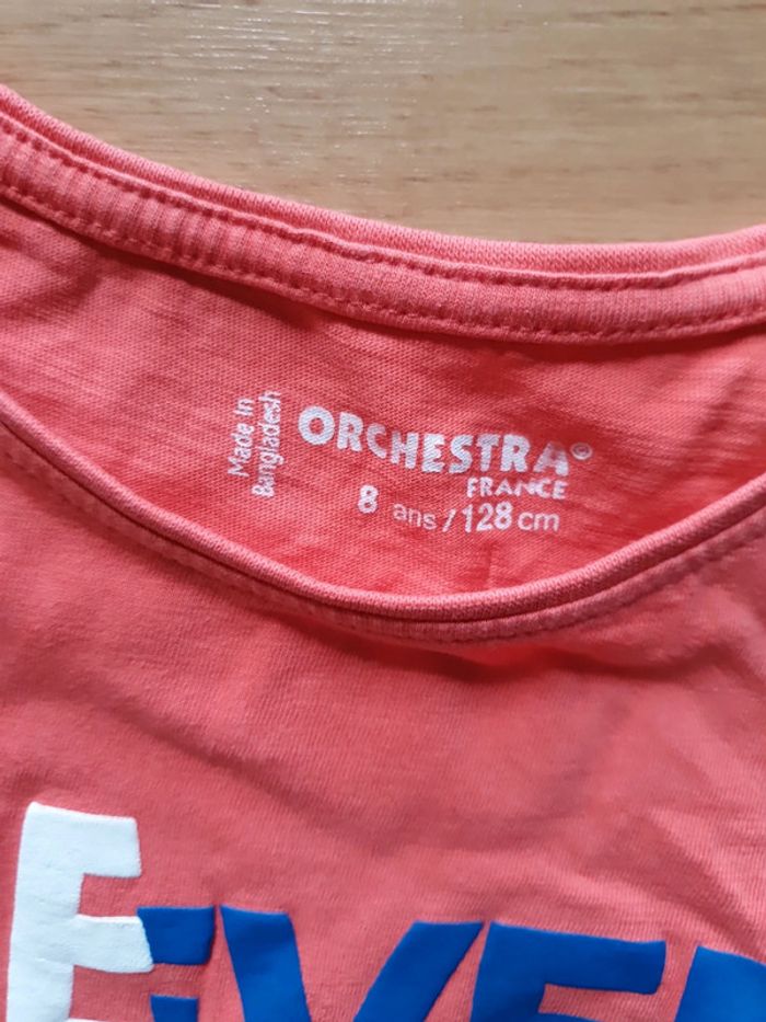 débardeur orchestra 8 ans corail - photo numéro 2