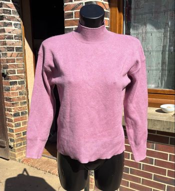 🖤 Pull violet col montant – Primark – Taille XS (34)