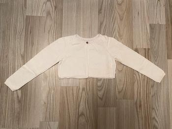 Boléro blanc TBE okaïdi 3 ans