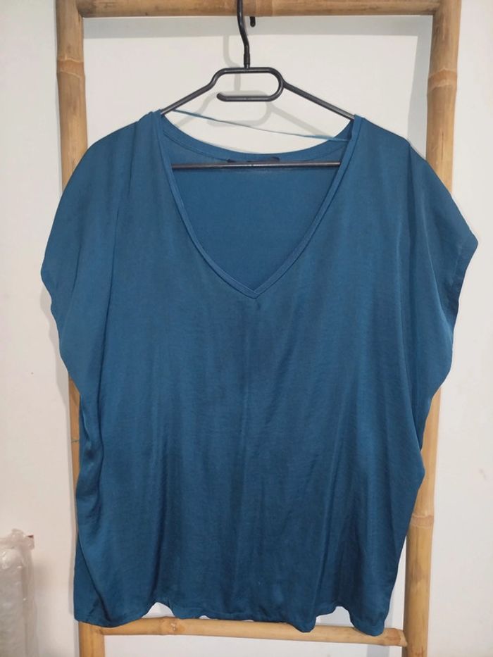 Tee-shirt bi-matiere - photo numéro 2