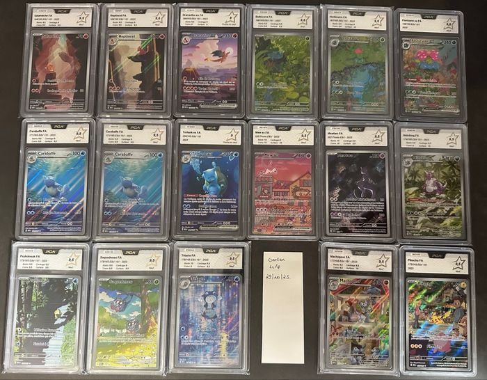 Vend ou échange cartes Pokémon gradées PCA