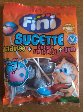 2 sachet de sucette tâche langue