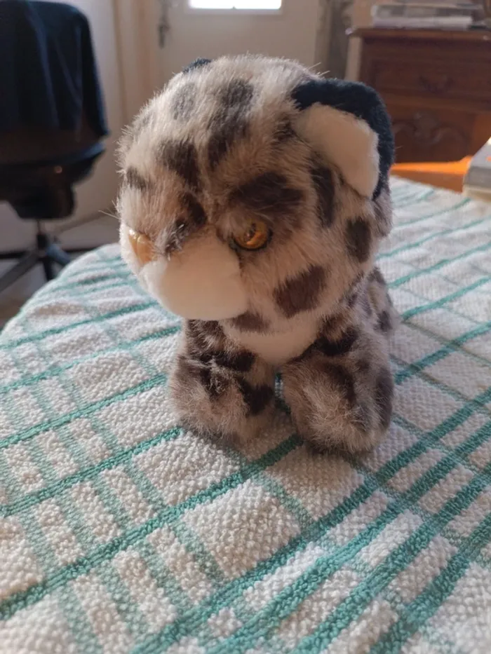 Peluche bébé léopard 16 cm - photo numéro 6