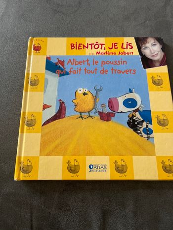 Livre Marlène jobert Albert le poussin qui fait tout de travers enfants