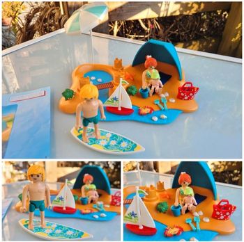 Playmobil Family Fun 9425 🏖 Famille de vacanciers et tente 🏖
