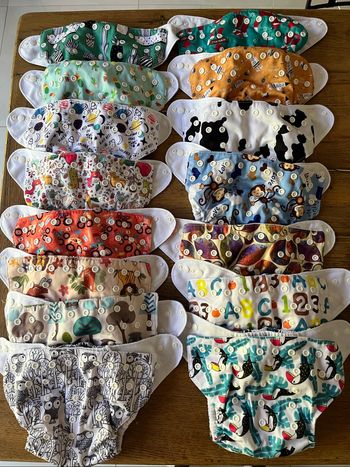 Lot de 15 couches lavables