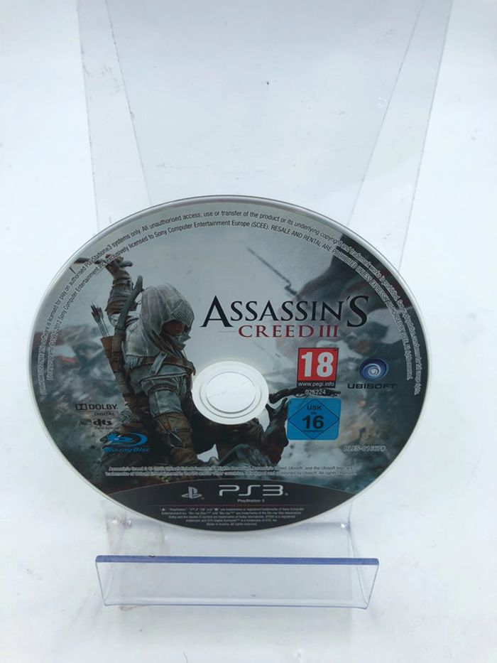 Jeu vidéo Assassin’s creed 3 sur console PlayStation 3