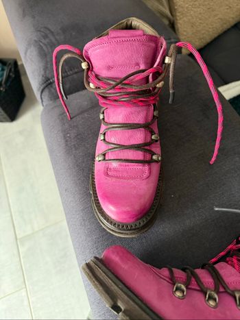 Boots fushia marque AS 98 pointure 38  tout cuir