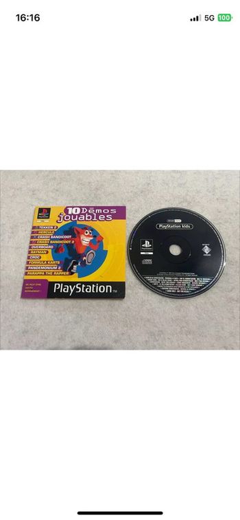 CD Demo PlayStation Kids - Playstation PS1 FR