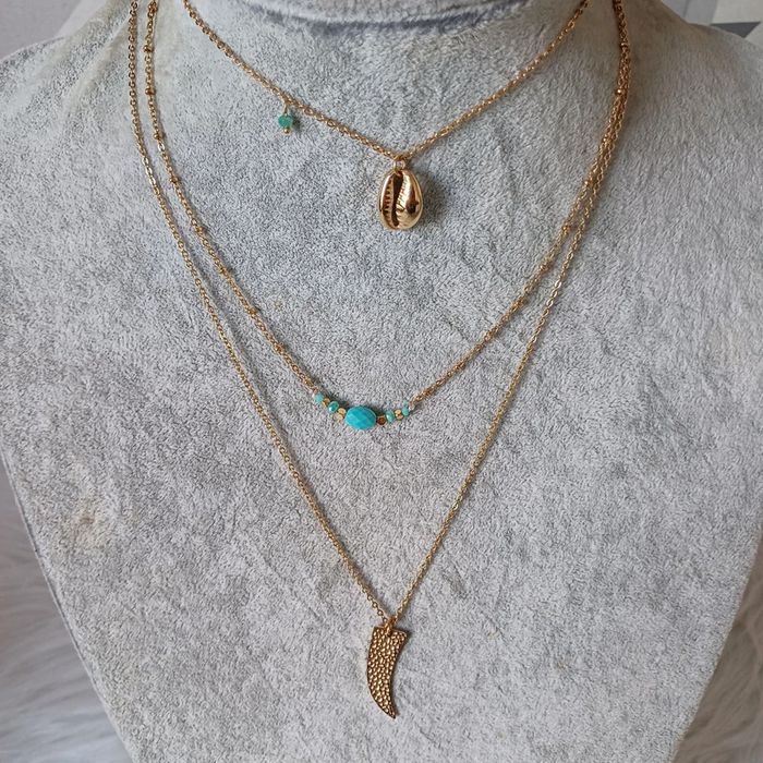 Collier 3 ranger ikita en acier inoxydable