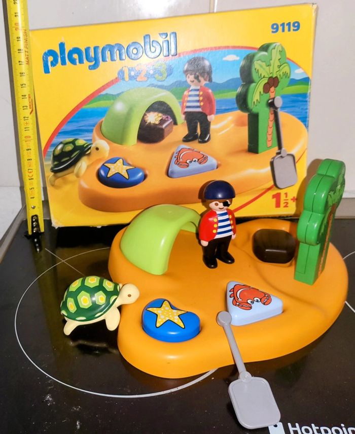 Playmobil ref 9119 playmobil 1 2 3 île de pirate