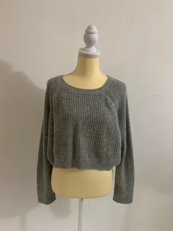 Pull court gris – Topshop – Taille 44