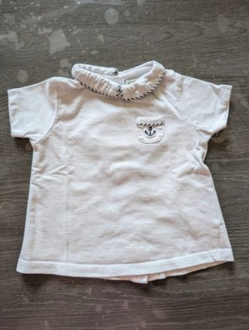 T-shirt marin, ancre