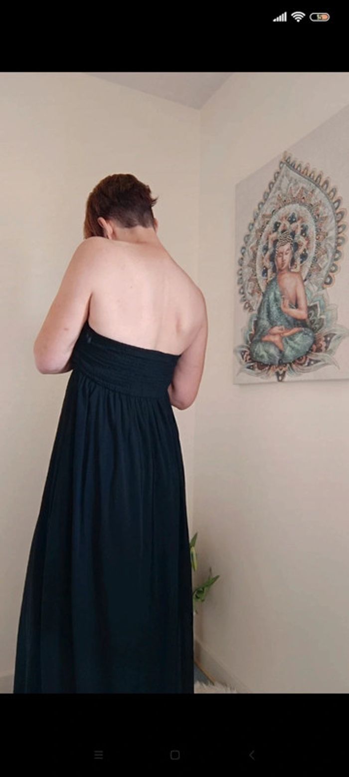 Robe longue de cérémonie t 42 noire - photo numéro 3