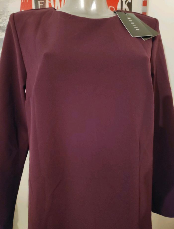 Robe bordeaux Mohito - photo numéro 4