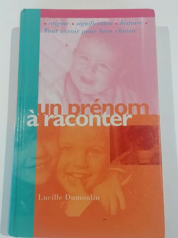 Livre les prénoms à raconter 📖