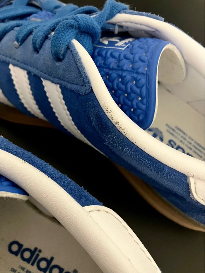 Adidas Originals Gazelle Indoor Blue Bird / White - photo numéro 9