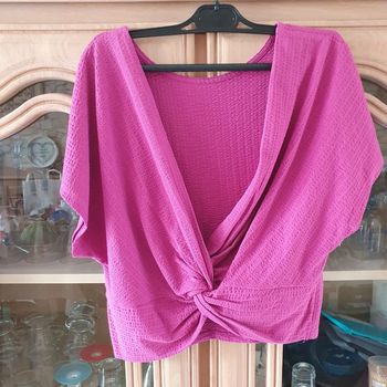 Magnifique haut couleur violet taille XL Bonobo