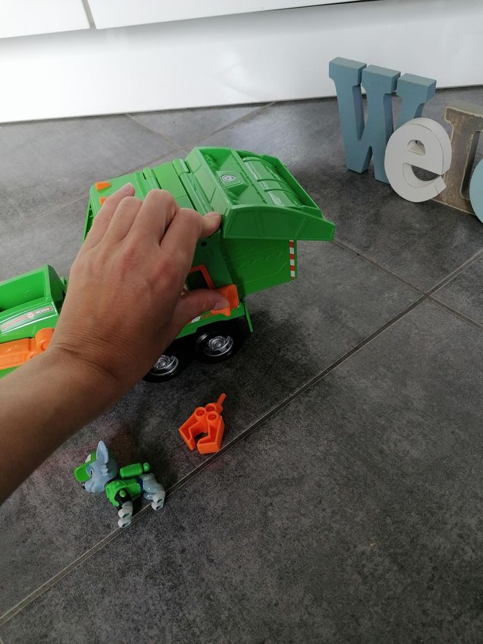Camion poubelle recyclage pat patrouille rocky - photo numéro 5