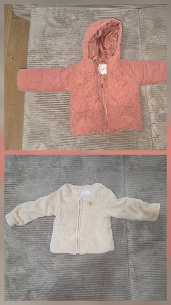 Doudoune et pull assorti