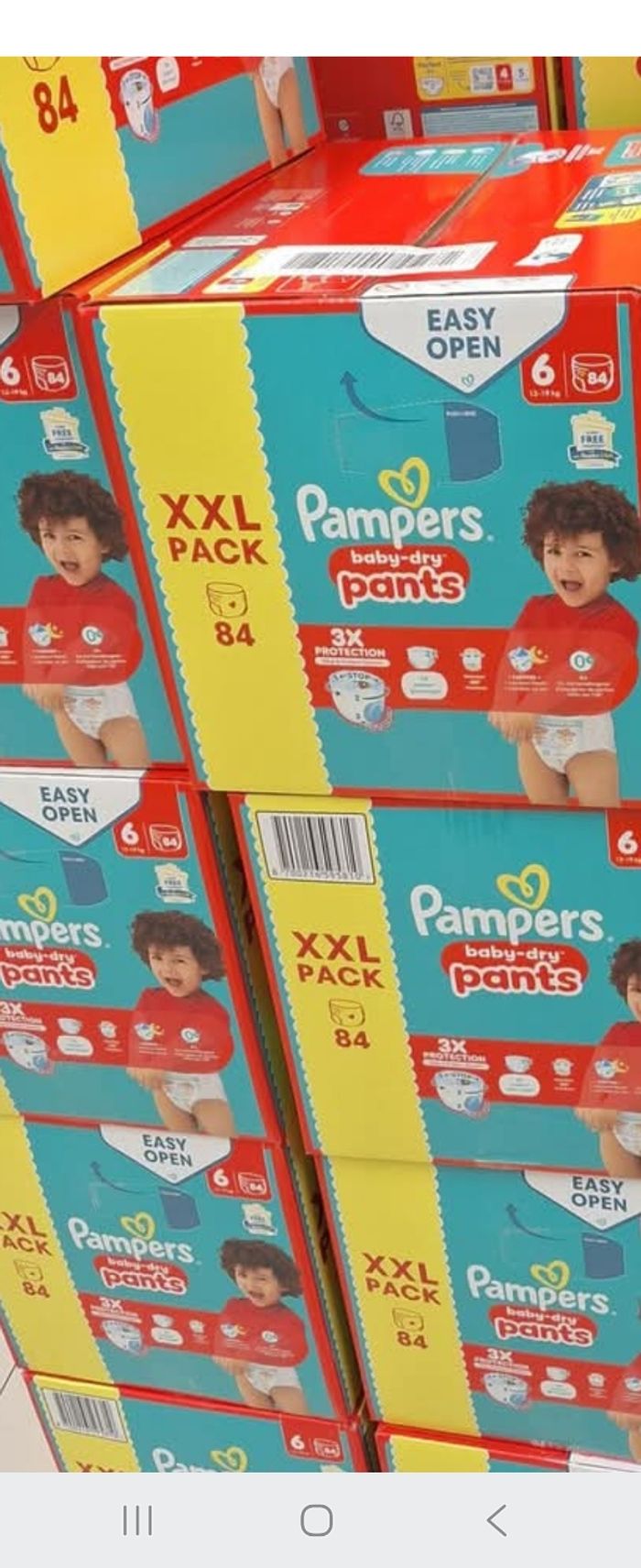 Lot de 2 cartons pants taille 6