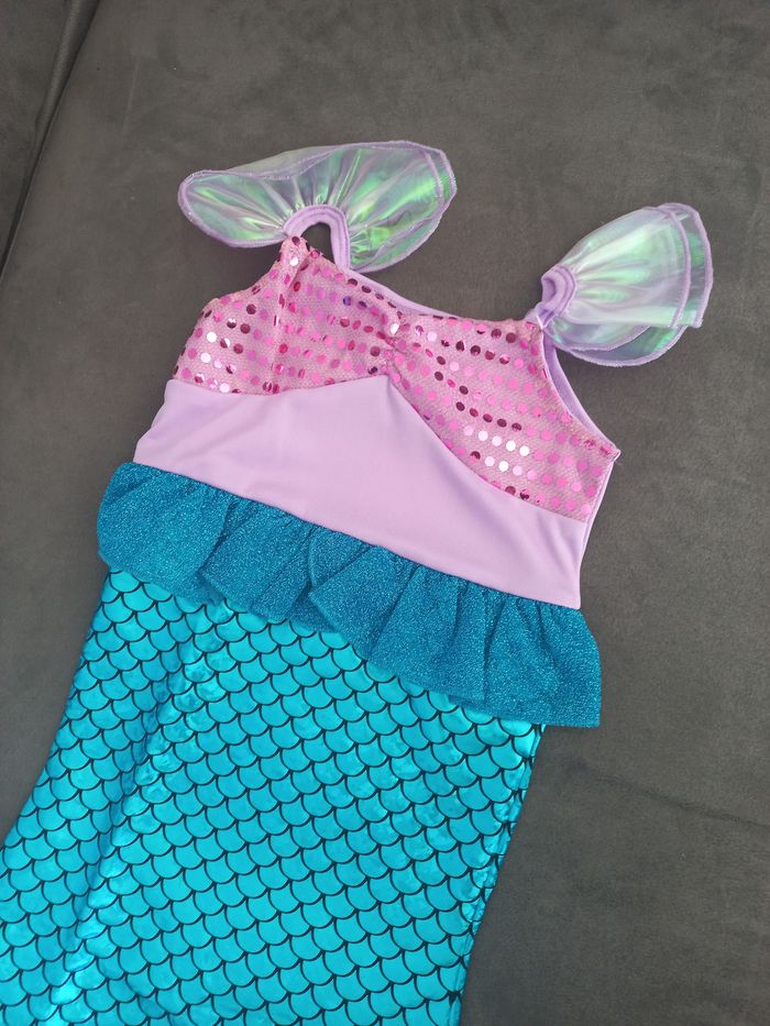 Robe déguisement ariel petite sirène 4 ans - photo numéro 2