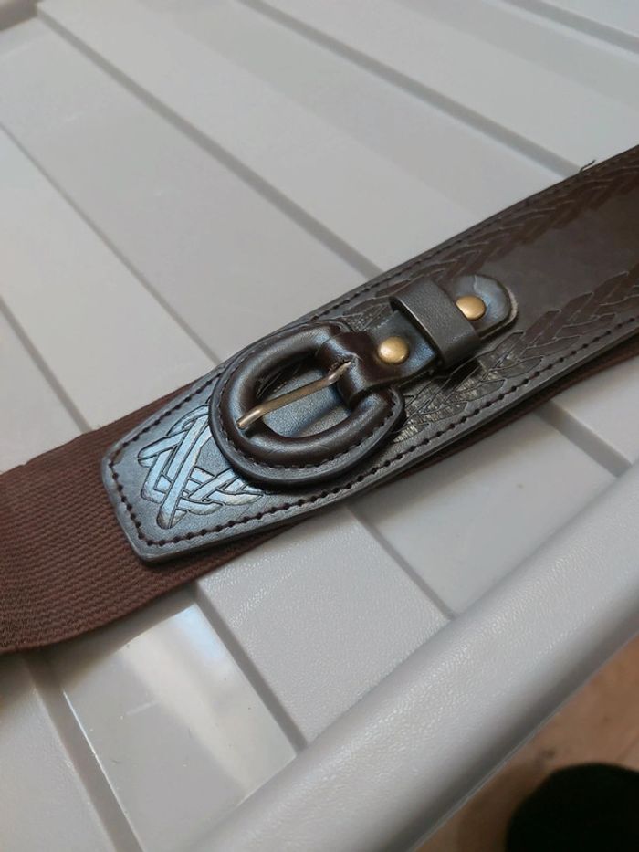 Magnifique ceinture marron vintage