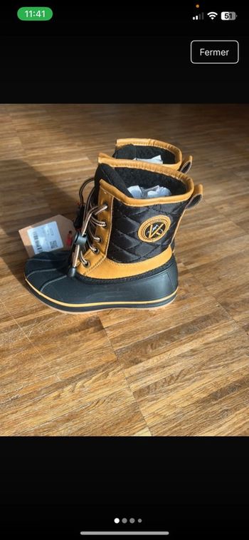 Botte hiver neige après-ski neuve mixte Kimberfeel Noor