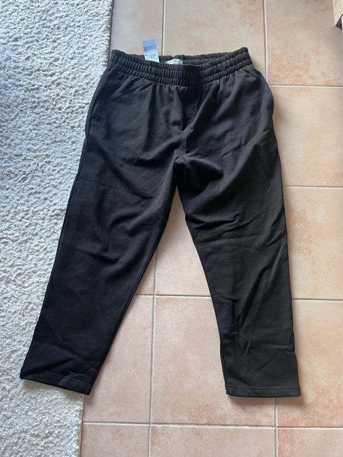 Jogging homme jambe large noir - photo numéro 2