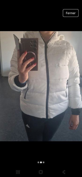 Doudoune blanche