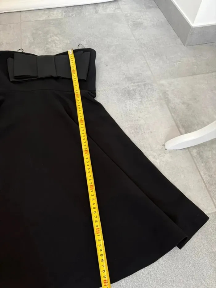 Magnifique robe bustier Claudie Pierlot noire taille 38 comme neuve - photo numéro 9