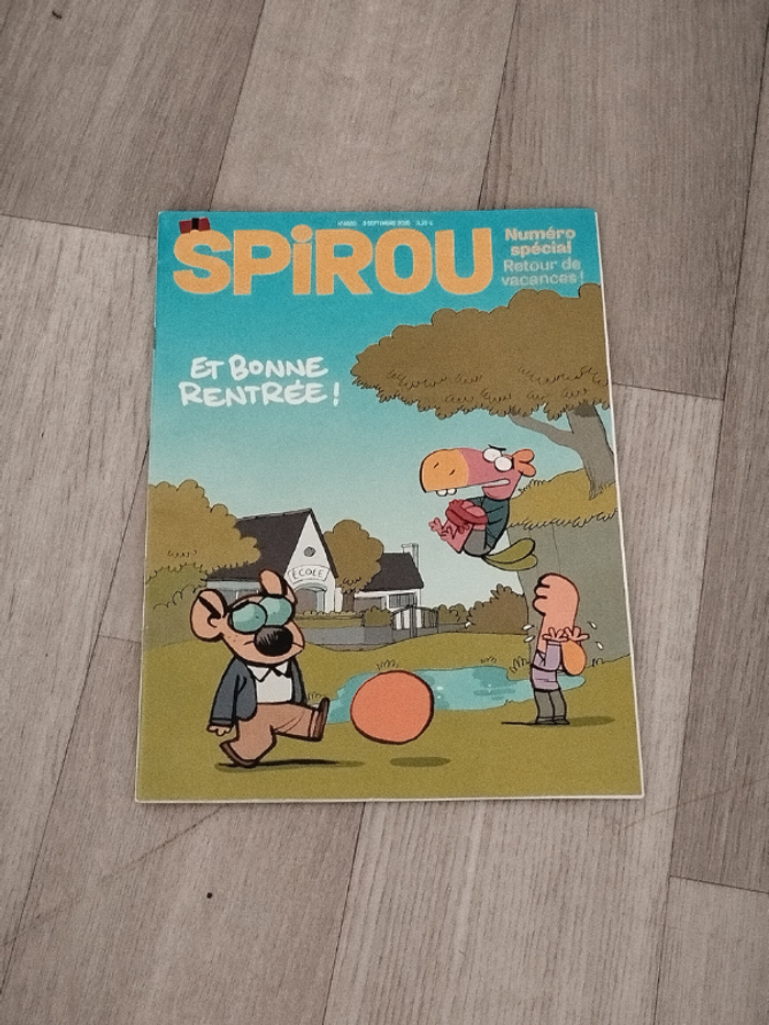 Lot de 10 BD magazines  SPIROU année 2024-25 L087 - photo numéro 10