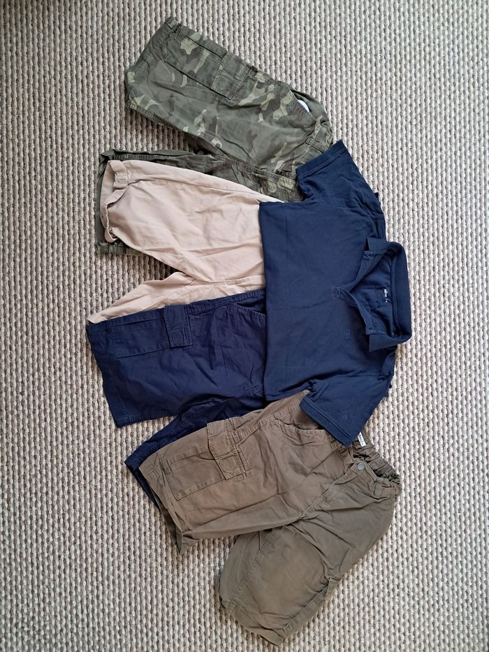 Lot de 4 shorts et 1 haut manche court Gémo