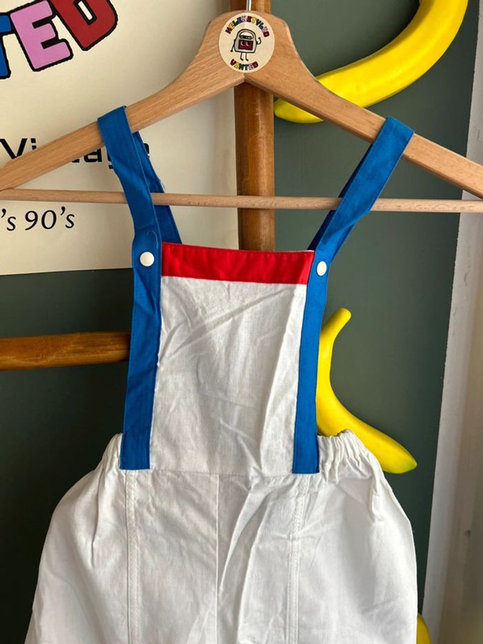 Salopette vintage color block 5-6ans - photo numéro 4