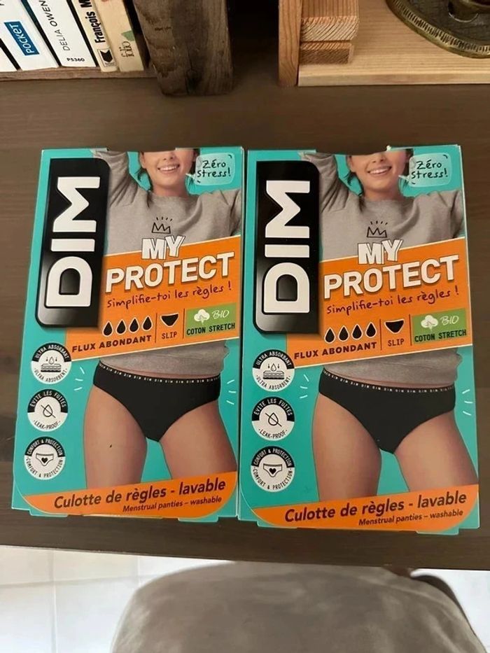 2 culotte de règles lavable taille 12 ans