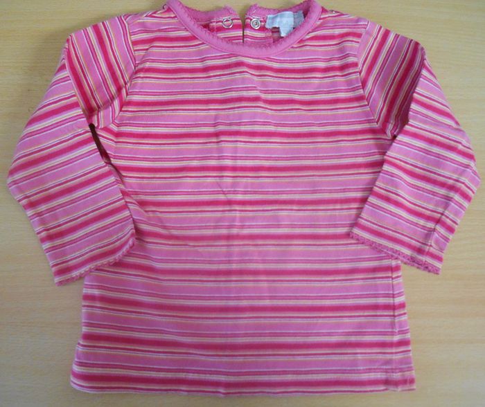 T-shirt fille manches longues 12-18 mois / Kimbaloo